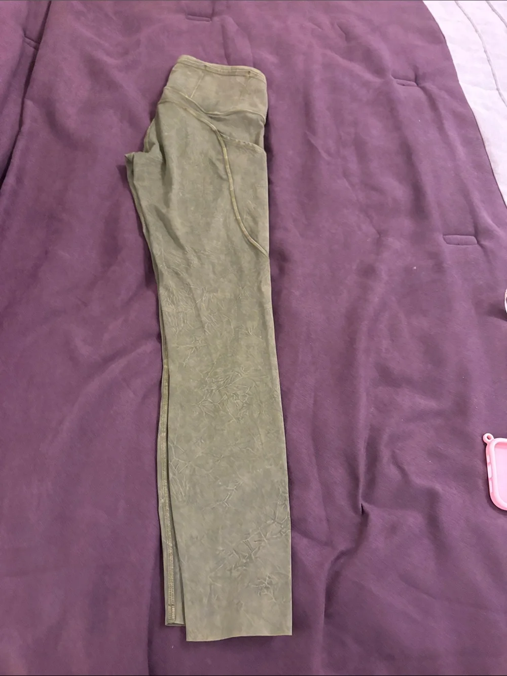 Lululemon olive green full length leggings